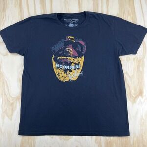 Moonshine Spirit by Brad Paisley Mens Graphic T-Shirt Navy Blue Size L‎ Cotton